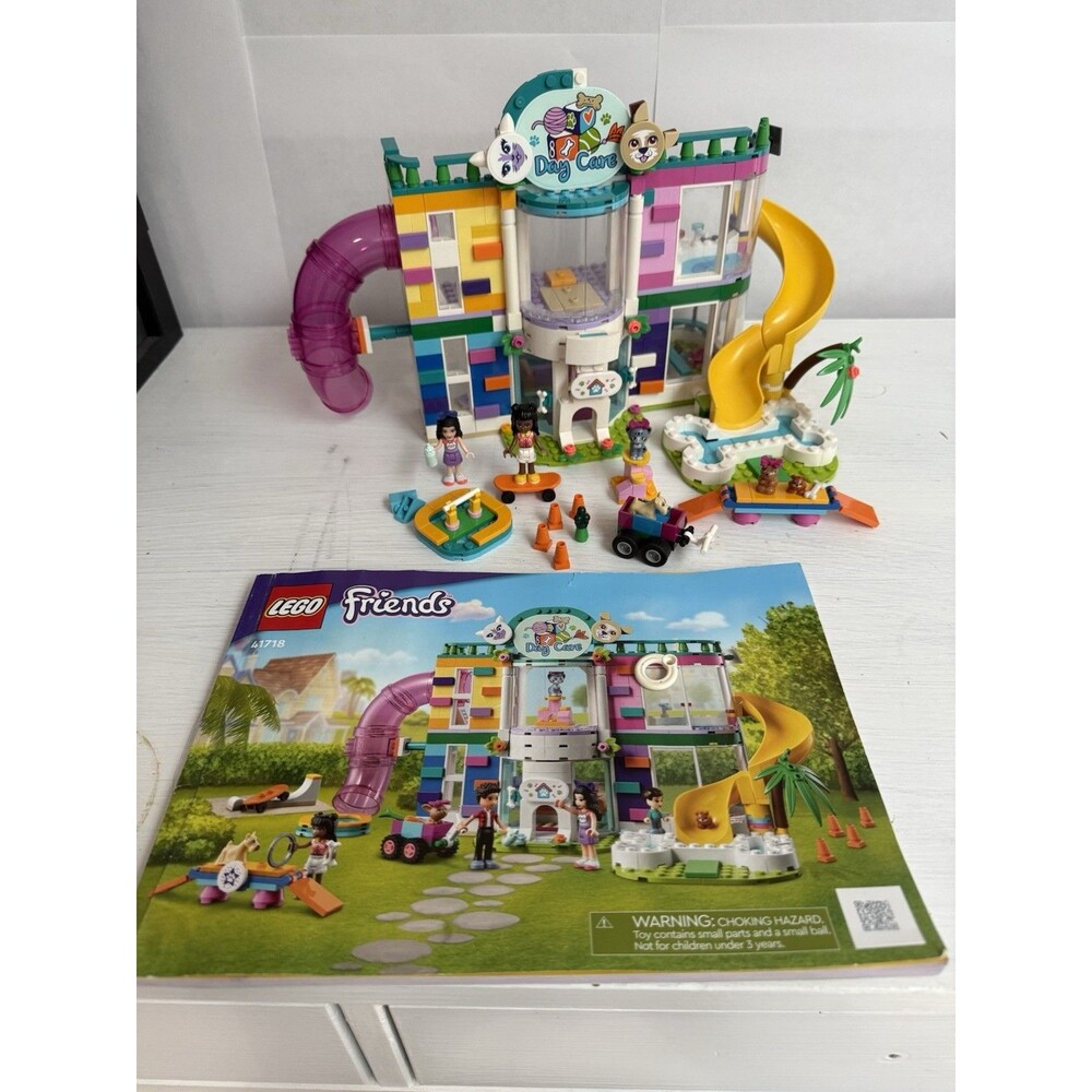 LEGO FRIENDS: Pet Day-Care Center (41718) Retired Set - 90% Complete
